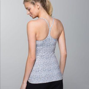 Lululemon Power Y Tank Petite Fleur Silver Spoon